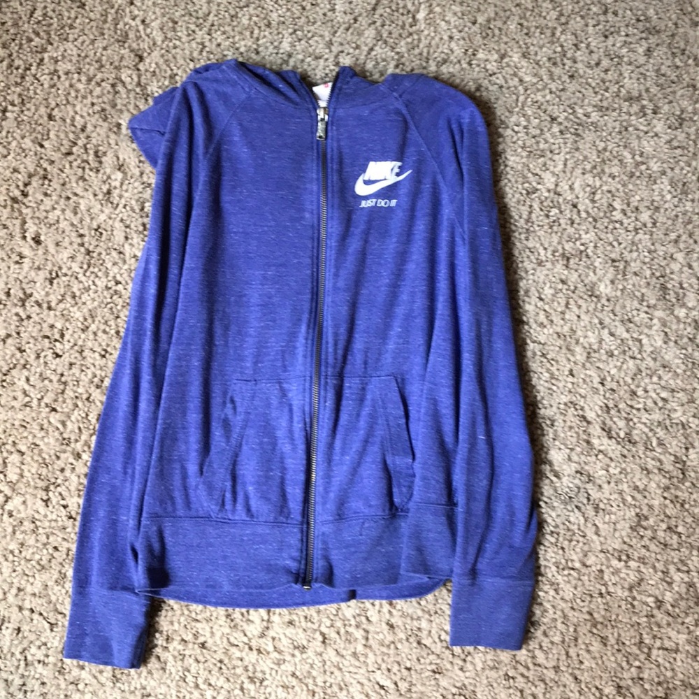 Purple Nike zip up